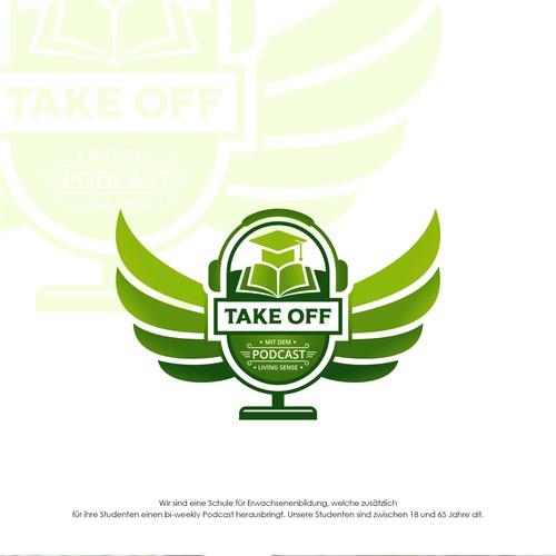 Logo for Podcast Take Off