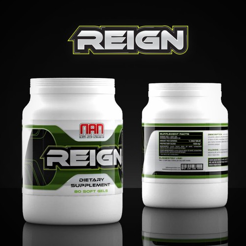 Reign label design