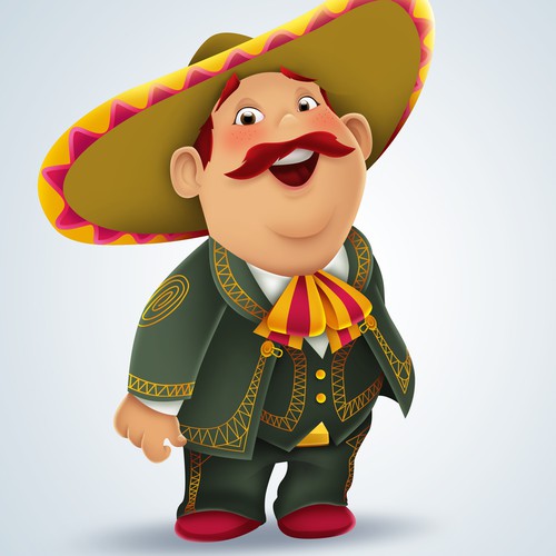 100amigos.com brand mascot