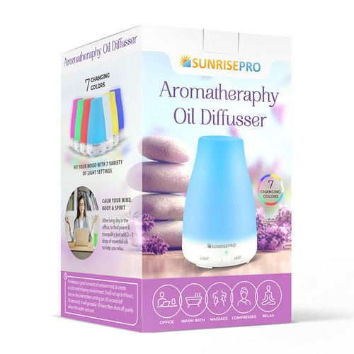 Aromatheraphy Oil Diffusser Box