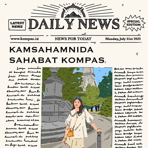 Newspapee illustration