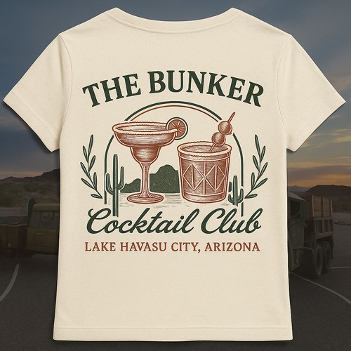 Cocktail Club t-shirt design submission