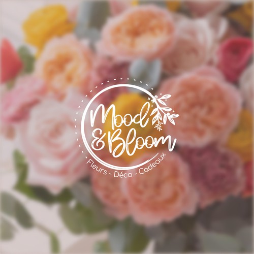 Logo floral pour fleuriste 