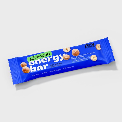 Bold dynamic wrapper design for energy bar