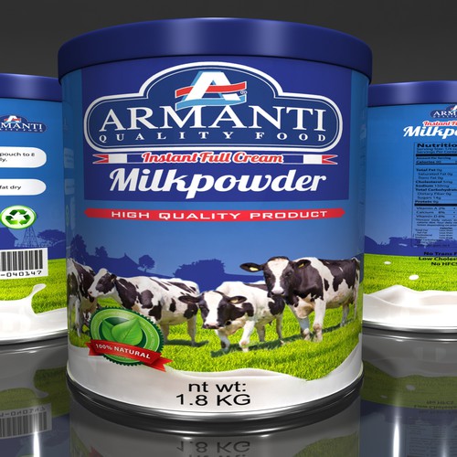 Label Design for Armanti Milk Powder