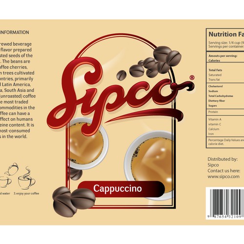 Sipco Coffee needs creative packaging