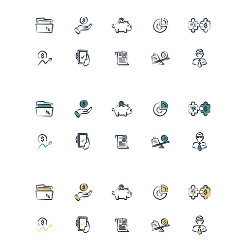 Icon set design