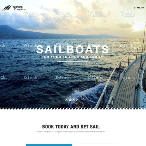 Design our Yacht Booking Site