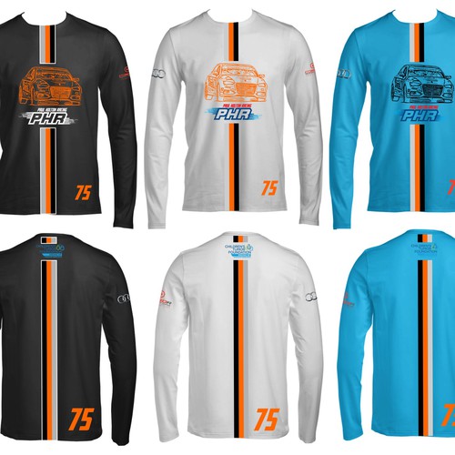 Create Merchandising Apparel Designs for Professional Racing Driver Paul Holton