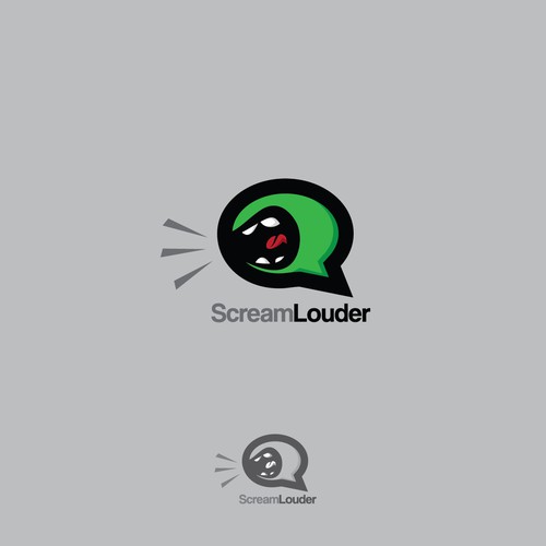 ScreamLouder needs a kick a** logo!