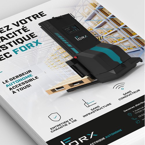 Bold Flyer Design for Forx