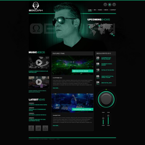 New website design wanted for djobediah.com