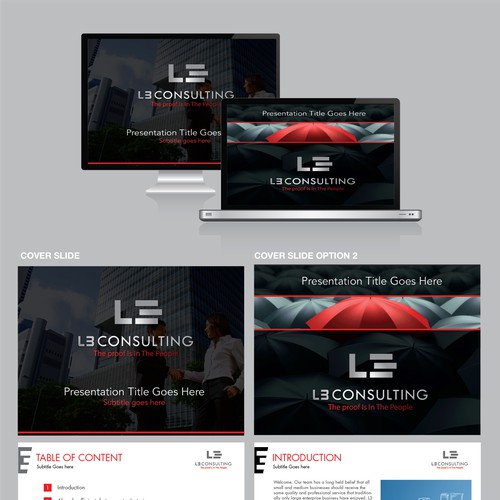 Powerpoint design for LE