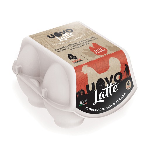 Uovo Latte Eggs Packaging