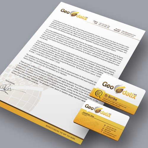 business card & letterhead