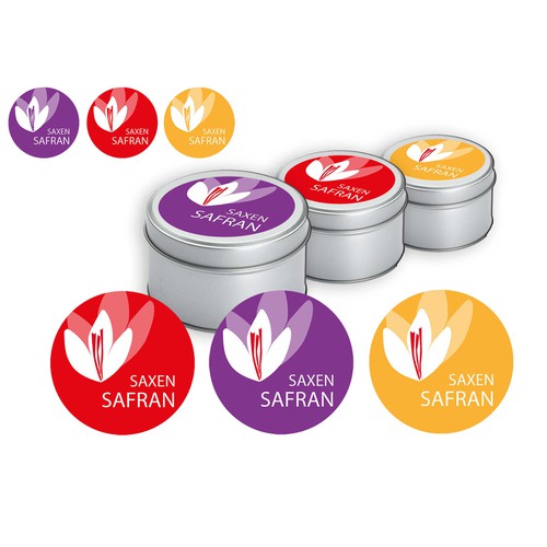 Saffron-Logo: Saffron-plantation and -products from Saxony in Germany