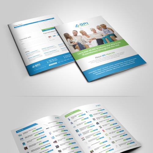 Design a 4 Page Mailer for GPI Health