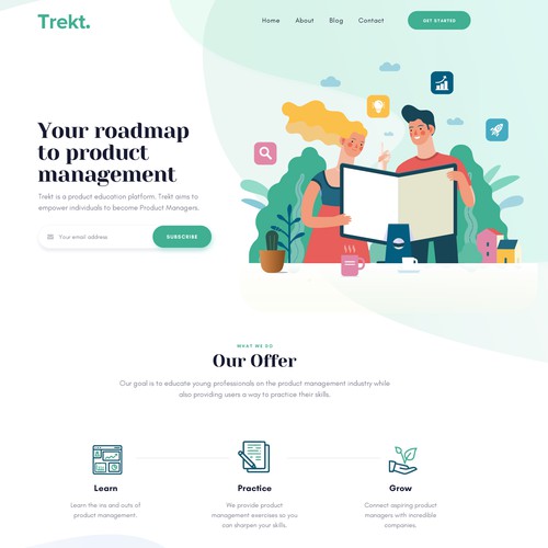 Creative Landing Page Design