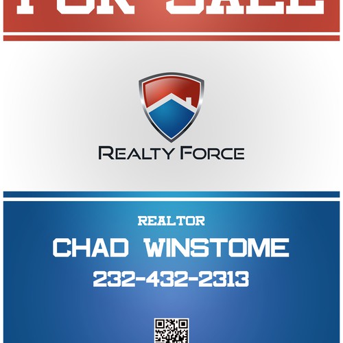 Realty Force Real Estate Sign