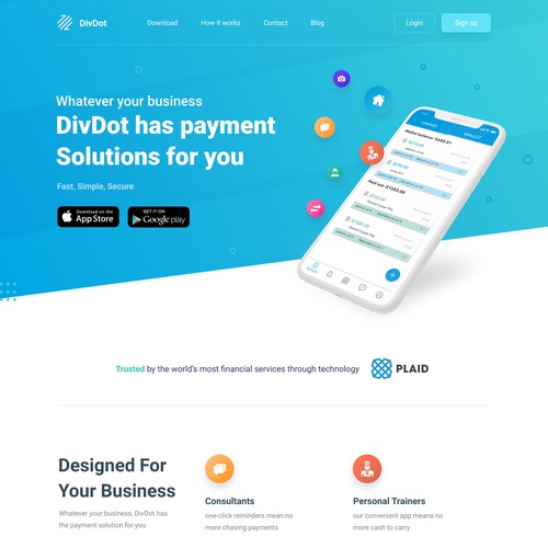 Payment Landing Page