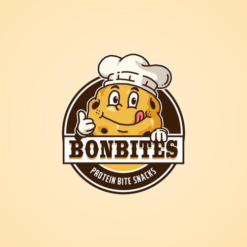 Cookies Snack Logo Mascot Design 