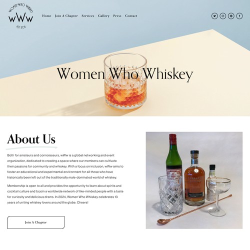 Women Who Whiskey Community Design