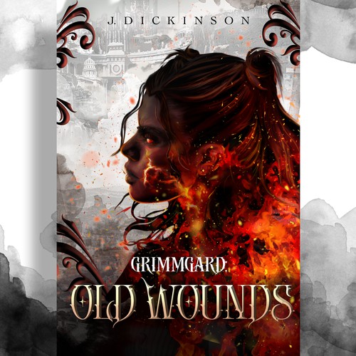 Old Wounds Dark Fantasy book cover