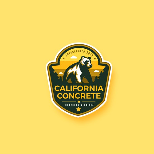 Logo design for "California Concrete"