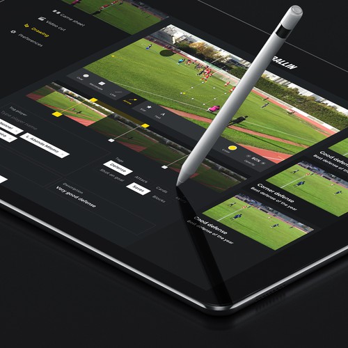 App concept for soccer coaches