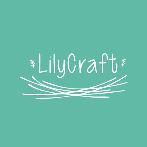 Logo for LilyCraft, a DIY crafting blog