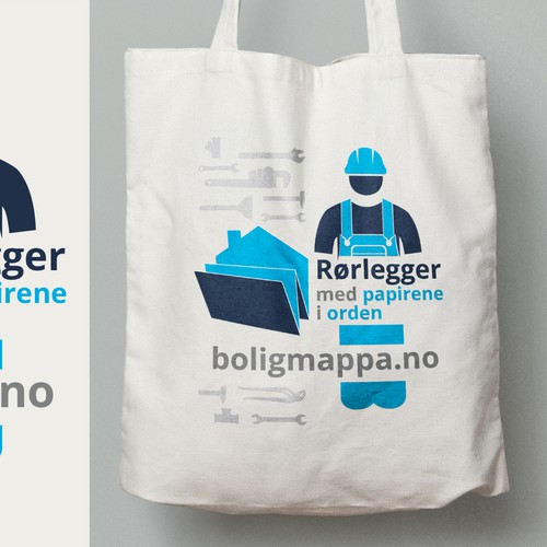 "Boligmappa" - Tote Bag