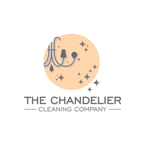 Logo Concept for The Chandelier Cleaning Company