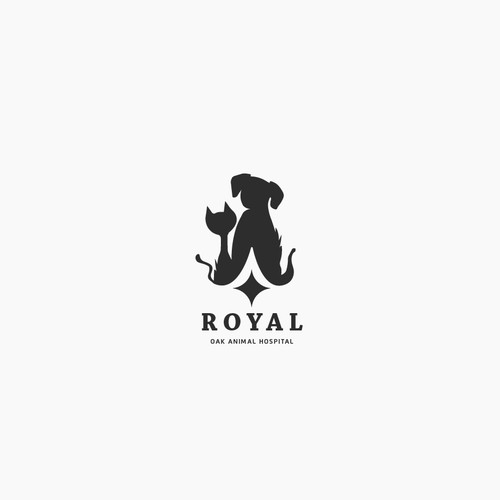 Simple logo design for pet hospital