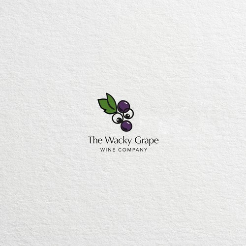 Fun logo concept for wine company