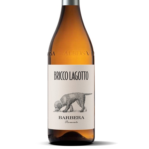 BRICCO LAGOTTO wine label design