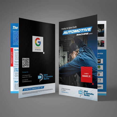 Automotive Bifold Brochure Design