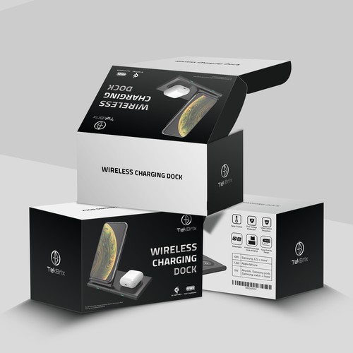 Wireless Charging Dock Packaging