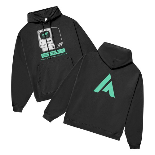 Hoodie design for computer company