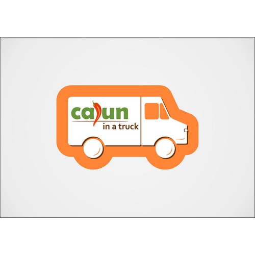 Logo for Food Truck "Cajun in a Truck" 