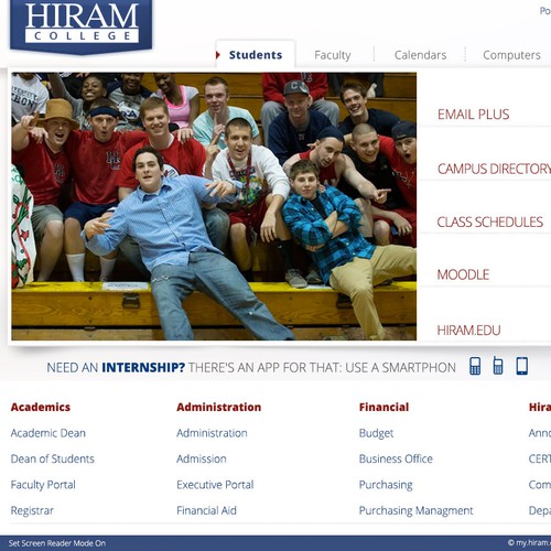 Hiram College Intranet Site