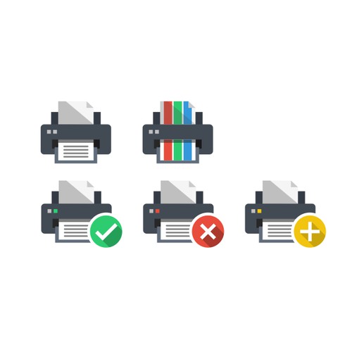 printer icons