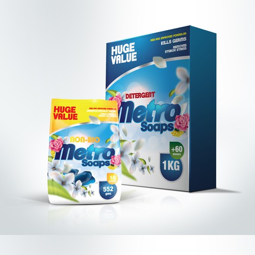 Metro Soaps product packaging design 