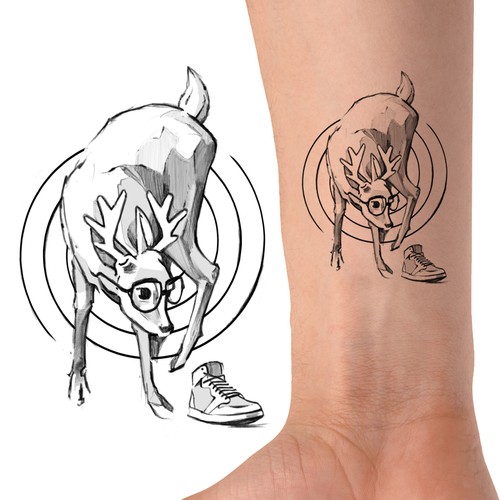 Mr Deer Tattoo