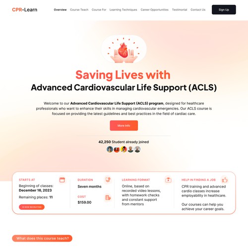 Cpr training page