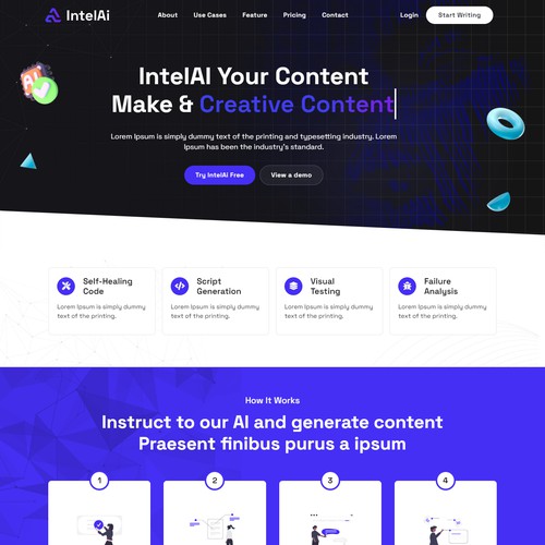 AI website design