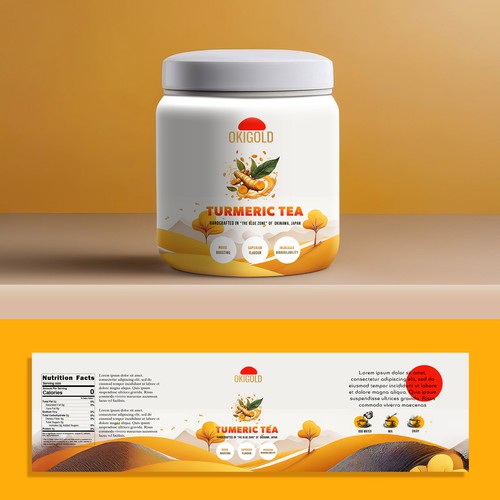 Turmeric Tea  Packaging