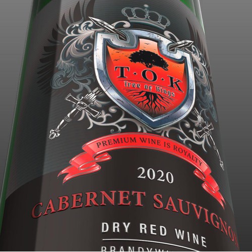 TOK - wine label design