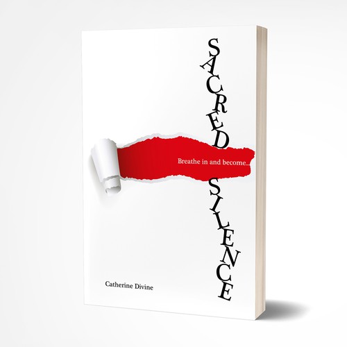 sacred silence-book cover design
