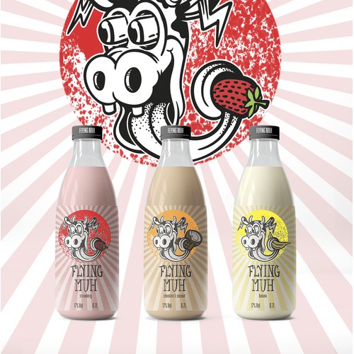 Label for milky, alcohol beverage.