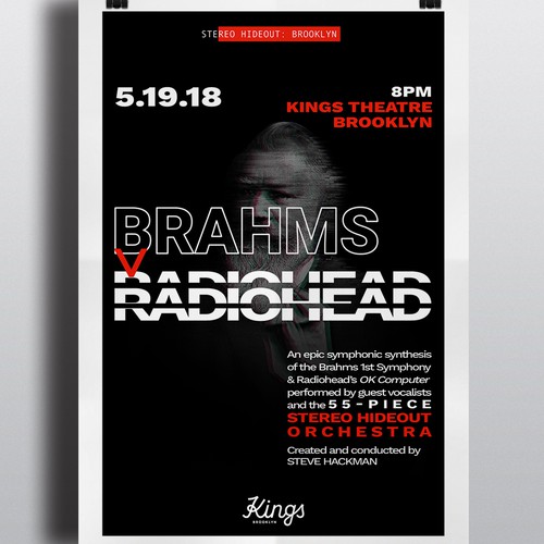 Musical event poster design